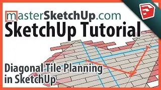 Diagonal Tile Planning in SketchUp