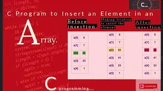 Insert an Element in an Array🔥