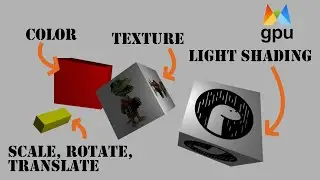 WebGPU Tutorial - Cube Rendering with Color, Texture and Light Shading