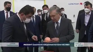 Prezident zamonaviy issiqxonani ko‘zdan kechirdi