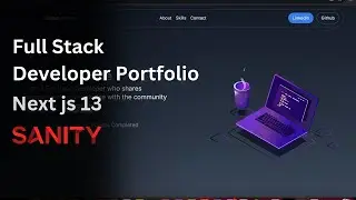 🔴 Let's build a Developer Portfolio  with Next.js 13 App Router Sanity CMS