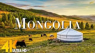 Mongolia 4K - Scenic Relaxation Film With Inspiring Cinematic Music and Nature | 4K Video Ultra HD