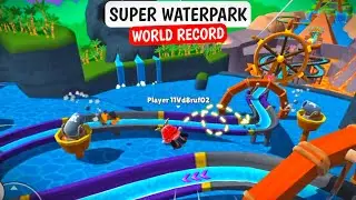 *NEW* SUPER WATERPARK WORLD RECORD!! - Stumble Guys