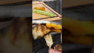 Теплый салат из овощей гриль