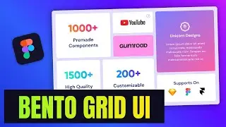 Learn New Web Design Trend -  BENTO GRID Using Figma | Design Trends 2024