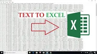 TEXT TO EXCEL | EXCEL VBA