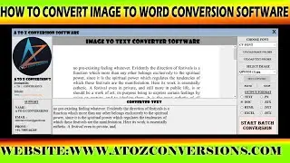 HOW TO COPY PASTE IMAGE FILES INTO MS WORD  FILES |  IMAGE TO WORD FILES CONVERSION SOFTWARE