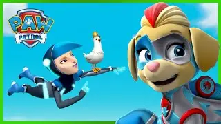 Mighty Twins and Mighty Pups take down Lady Bird! - PAW Patrol UK - Cartoons for Kids