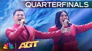 L6 Sings Rewrite The Stars From The Greatest Showman | Quarterfinals | AGT 2024