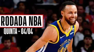 Warriors vencem os Rockets em CONFRONTO DIRETO pelo Play-In - Rodada NBA 04/04