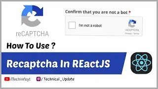 Recaptcha In React App | Google Recaptch Integration