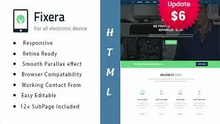 Fixera - Electronics and Phone Repair HTML Template | Themeforest Website Templates and Themes