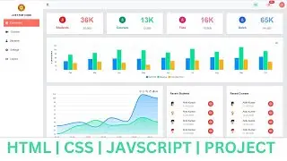 LMS PROJECT | HTML CSS JAVASCRIPT PROJECT | JAVSCRIPT PROJECT | LEARNING MANAGEMENT SYSTEM PROJECT