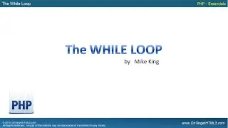 31021 - The WHILE Loop in PHP