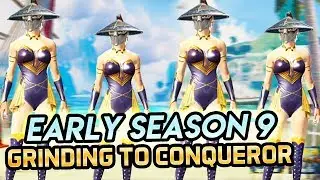 GRINDING TO CONQUEROR SEASON 9 - PUBG MOBILE