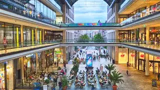 Mall of Berlin is shopping mall in Mitte borough of Berlin, Germany. Architecture, design #berlin