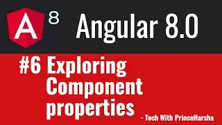 6.Angular 8 Tutorials - Exploring properties of Component