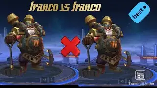 Match clasik  MLBB  terkocak||Franco vs franco saling tarik tambang