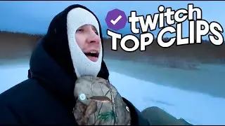 Топ клипы с Twitch | ЗИМНЯЯ РЫБАЛКА ПОШЛА НЕ ПО ПЛАНУ, Финал стрим хаты Хазяев
