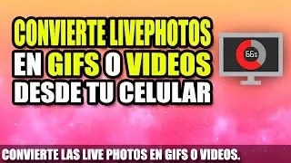 Como convertir LivePhotos en Gif o videos | LiveMov