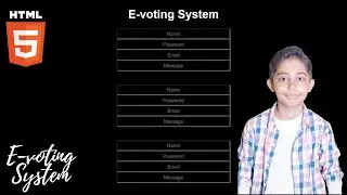 How To Make E-voting System Using Html Only ( No Css Used ) Html Tutorials