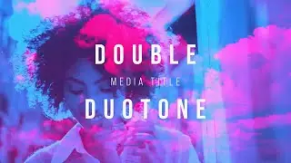 Double Duotone Media Title Template for Premiere Pro