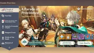 A Parade of Providence [act 1] ▢ Comings and Goings [GENSHIN IMPACT]