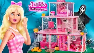 ¡Casa de Barbie para Halloween! 30 DIYs para Muñecas