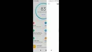 security scan shortcut on home screen in Xiaomi Redmi 7 A