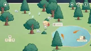 A Journey Through Pages web event - lumine paimon hilichurl Anemo slime Guoba