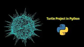 Turtle Project in Python | Draw Corona Virus