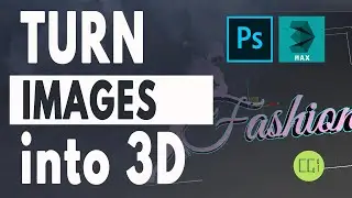 🏞 PATHS Photoshop - How To Make From RASTER Image TO 3D OBJECT - Easy Tip