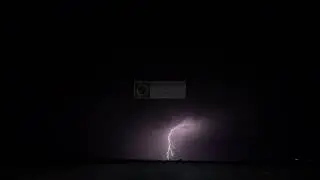 Slow Motion Lightning video capture - 1st attempt