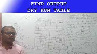 Dry Run Table || by mithlesh kapar ||-p3