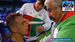 5) +91kg José Angel LARDUET GOMEZ (CUB) RSC R2 147 German T. HEREDIA ORRANTIA (MEX) - Final