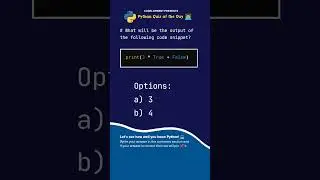 Python Quiz: Question 78 👨‍💻 