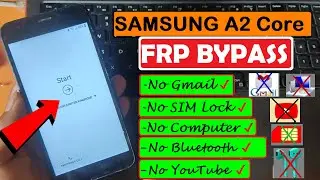 Samsung A2 Core (SM-A260G) FRP Bypass 2021 || Google Account Bypass || New Trick Without PC