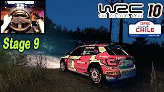 WRC 10 Rally Chile Stage 9 | Skoda Fabia Rally2 | P38 | Thrustmaster