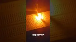 Led blinking using raspberry Pi #raspberrypi #aurdino