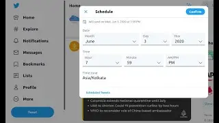 How to Scheduled Twitter Tweets in Web App | Twitter Now Enable schedule Tweets from its Web App