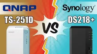 QNAP TS-251D vs Synology DS218+ NAS 2-Bay Comparison