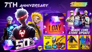 7th Anniversary Free Rewards🥳,Free Fire India | Free Fire New Event|Ff New Event