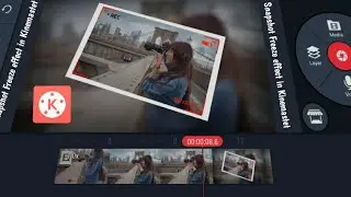 Snapshot photo freeze frame effect in your video kinemaster ||