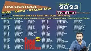 Oppo-Vivo-Realme New Security 2023 New Update unlock tool(WITH TEST)