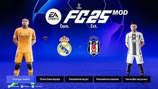 REAL MADRID - BEŞIKTAŞ | FC 24 MOD 24/25 Realistic Ultimate Difficulty Career Mode | FC 25 MOD