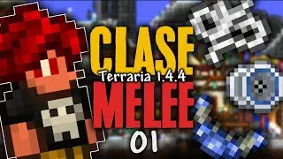 Outfit de Mario Bros e Inicio de aventura | Clase Melee pt. 01 | Terraria 1.4.4 | #bloserjeska