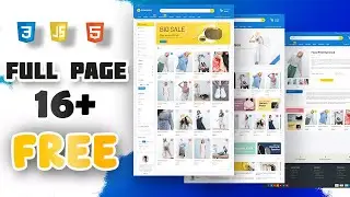 Best Template Ecommerce Website HTML CSS Javascript Bootstrap