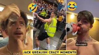 🤣 Drunk Jack Grealish Crazy Moments during Manchester City TREBLE WINNERS Parade