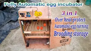 Homemade fully automatic egg incubator || by Ap Tricks ||