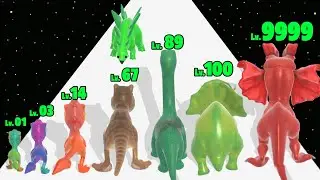 Dinosaur Evolution Run - Level Up Dinosaur Max Level Gameplay (New Update)